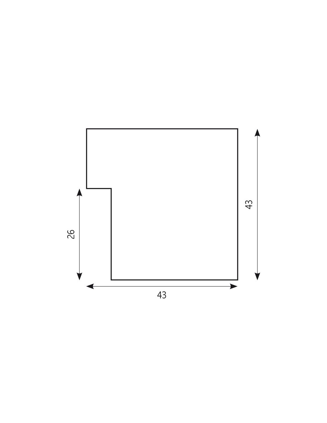 Cornice passepartout, formato A4+A6, dimensioni foro 6,5x12,5+16x21 cm,  bianco, 230 g, 120asstd